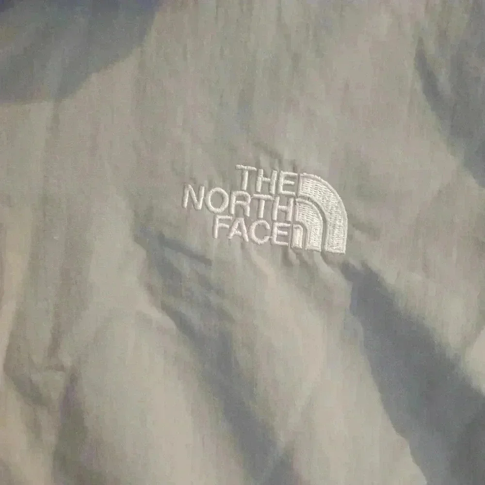 The‎ North Face fleece nylon pink gray jacket Girls Xlarge